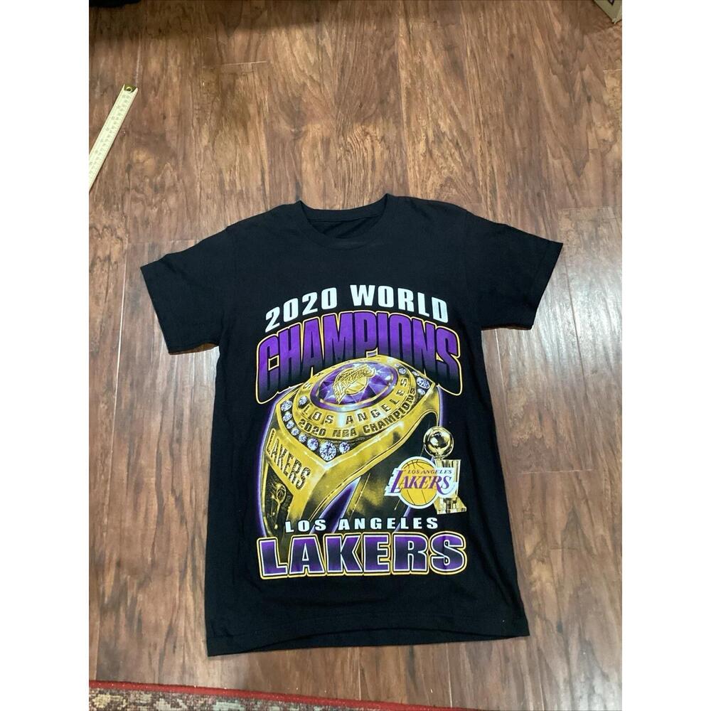 Los Angeles Lakers Nba Champions Ring T Shirt See Measurements For Size